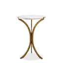 White Marble Side Table Emmeline