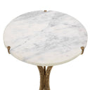 White Marble Side Table Emmeline