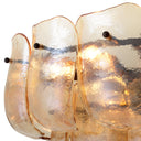 Thick Glass Metal Chandelier Gustave