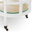 Natural Cane Oblong Trolley Bahamas