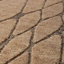 Brown Wool Carpet Coralie