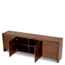 Walnut Veneer 4-Door Dresser Charford