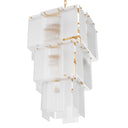 Frosted Glass Tiered Chandelier Giardano