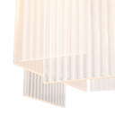 Frosted Glass Tiered Chandelier Giardano