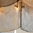 Glass Tiered Chandelier Laurent