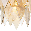 Geometric Glass Chandelier Rhombus