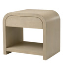 Oak Veneer Nightstand Rhodes