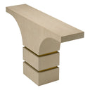 Oak Veneer Console Table Thaddeus