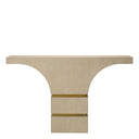 Oak Veneer Console Table Vauban