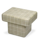 Gray Outdoor Side Table Mateo