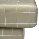 Gray Outdoor Side Table Mateo