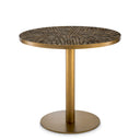 Antique Brass Dining Table Declan