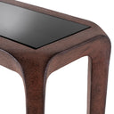Oxidized Aluminum Console Table Quentin