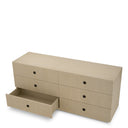 Ribbed Wood Drawer Chest Dimitrios