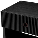 Ribbed Wood Nightstand Dimitrios