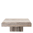 Square Travertine Coffee Table Sartoria