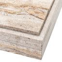 Square Travertine Coffee Table Sartoria