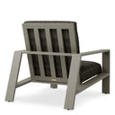 Gray Rattan Outdoor Chair Belle Vue
