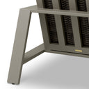 Gray Rattan Outdoor Chair Belle Vue
