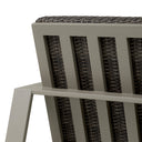 Gray Rattan Outdoor Chair Belle Vue