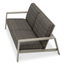 Gray Rattan Outdoor Sofa Belle Vue