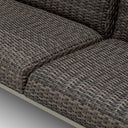 Gray Rattan Outdoor Sofa Belle Vue