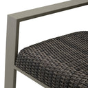 Gray Rattan Outdoor Sofa Belle Vue