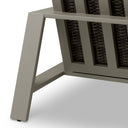 Gray Rattan Outdoor Sofa Belle Vue