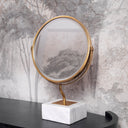 White Marble Table Mirror Jovanni