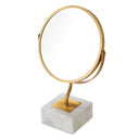White Marble Table Mirror Jovanni