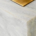 White Marble Table Mirror Jovanni