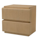 Natural Oak Veneer Nightstand Colston