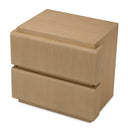 Natural Oak Veneer Nightstand Colston