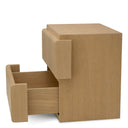 Natural Oak Veneer Nightstand Colston