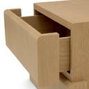 Natural Oak Veneer Nightstand Colston
