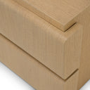 Natural Oak Veneer Nightstand Colston
