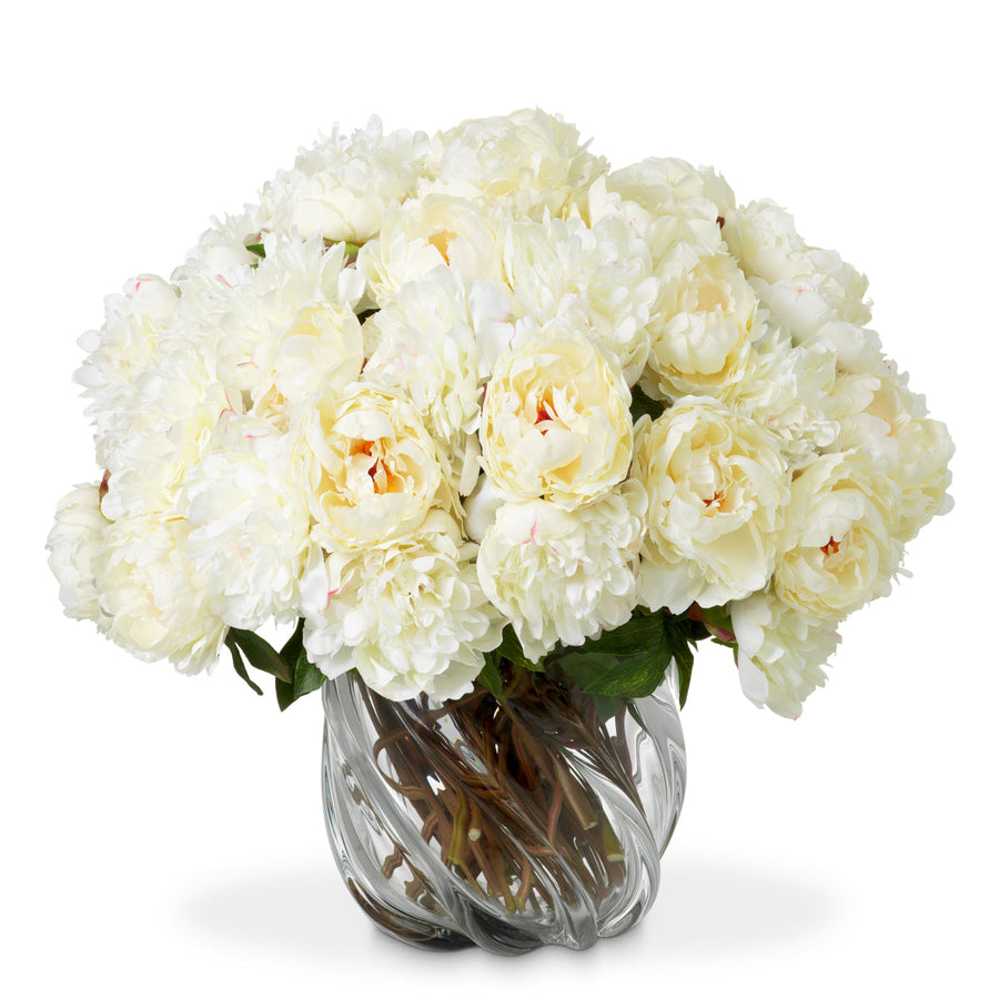 Artificial Floral Bouquet (48pcs) Peonies