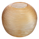 Peach Handblown Glass Vase Alessio
