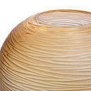 Peach Handblown Glass Vase Alessio