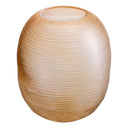 Peach Handblown Glass Vase Alessio