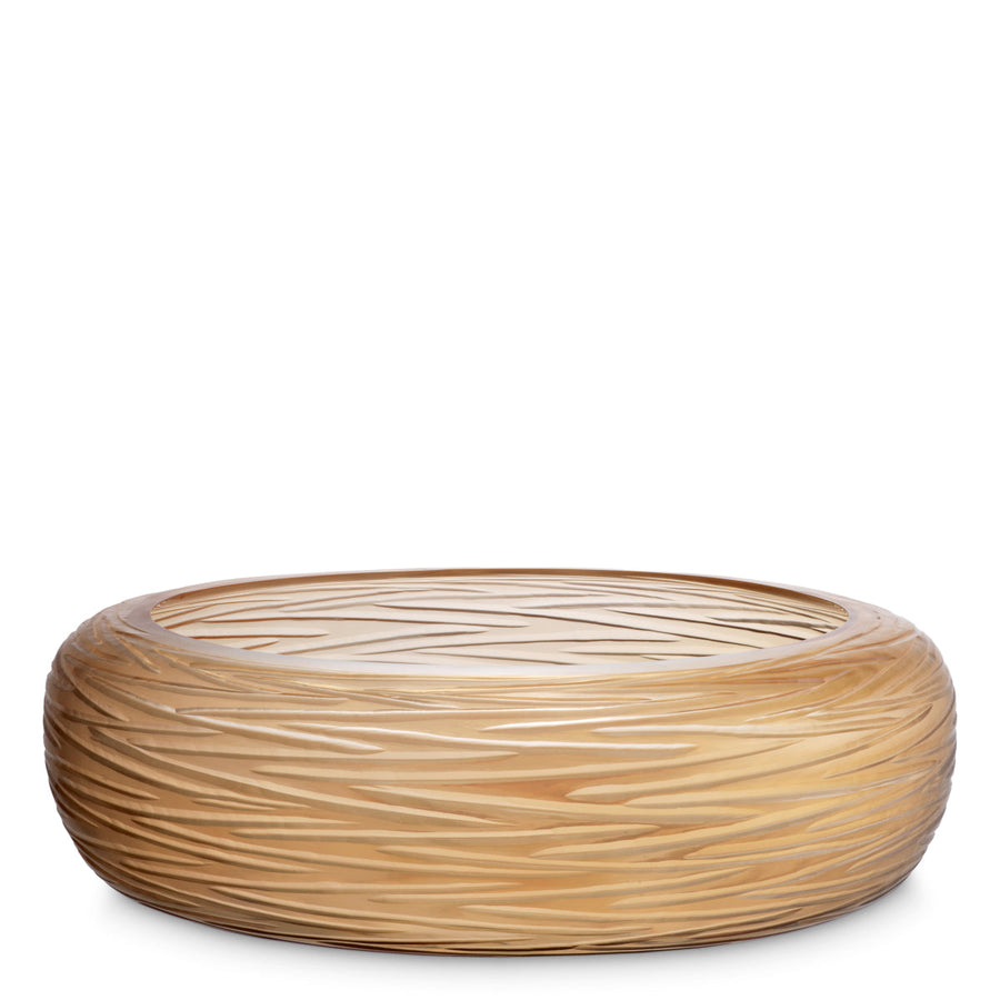 Peach Handblown Bowl Alessio