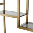 Brass Frame Glass Cabinet Corrado I