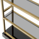 Brass Frame Glass Cabinet Corrado I