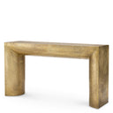 Gold Hammered Console Table Drayton