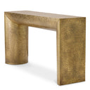 Gold Hammered Console Table Drayton