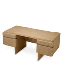 Natural Oak Veneer Desk Colston