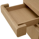 Natural Oak Veneer Desk Colston
