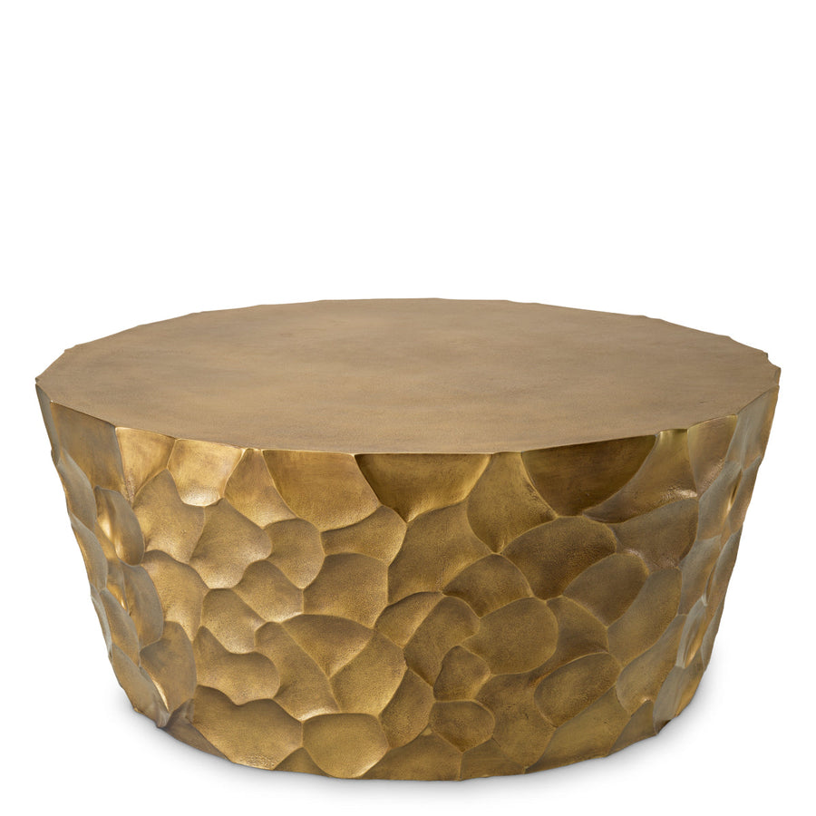 Vintage Brass Coffee Table Fiorentino