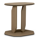 Leather Wrapped Side Table Maurizio