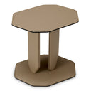 Leather Wrapped Side Table Maurizio